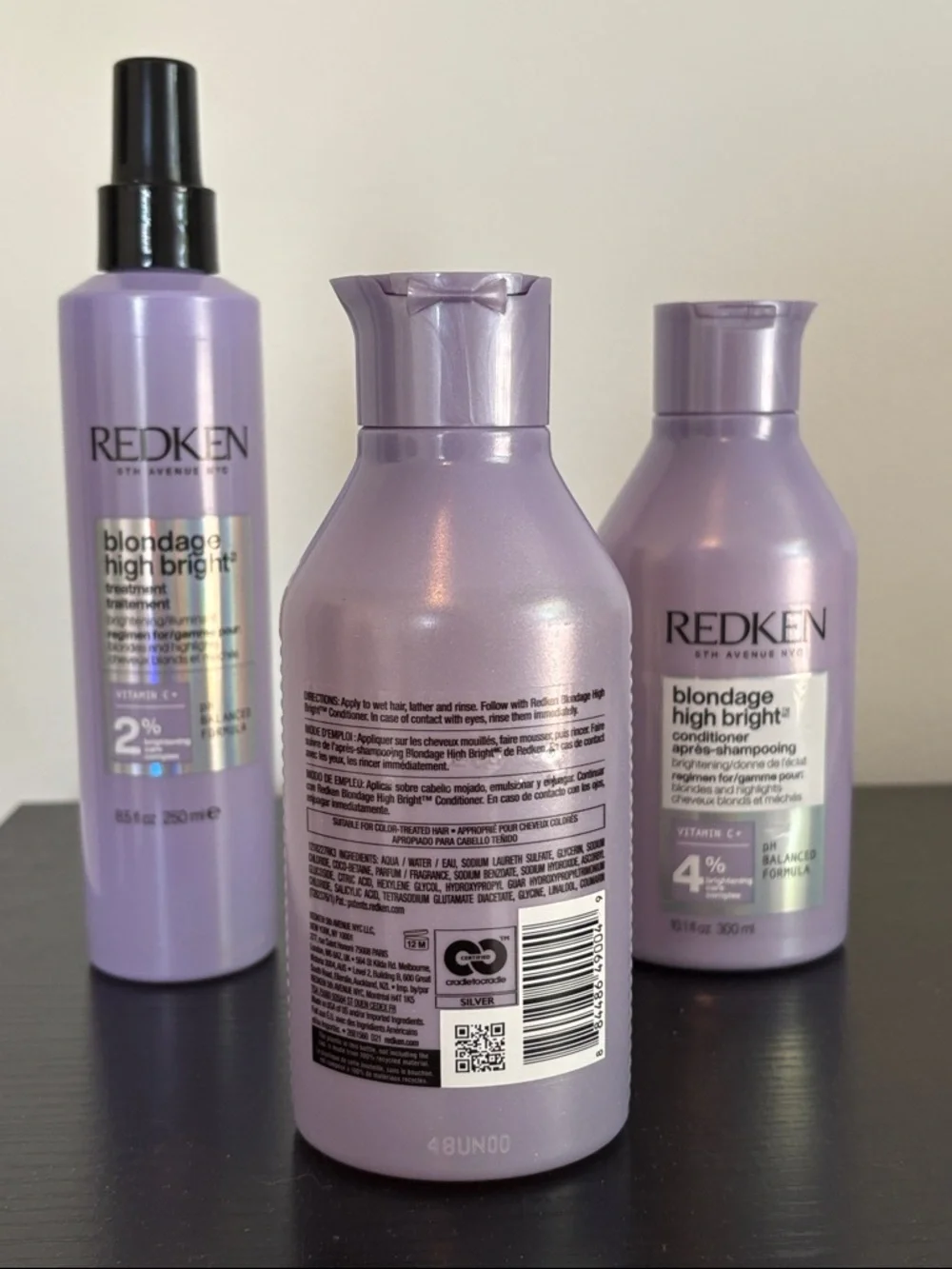NWT Redken Blondage High Bright Trio - Brightening Hair Care Set - Full Size - Picture 3 of 10